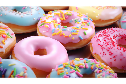 bakery fresh donut food ai generated, a Background Photo by pikepicture