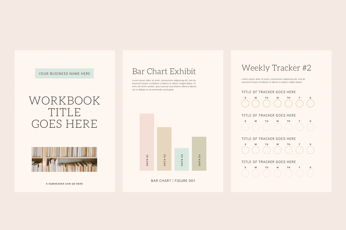Minimalist Modular Workbook, a Marketing Template by denofdreamers (Photo 2 of 6)