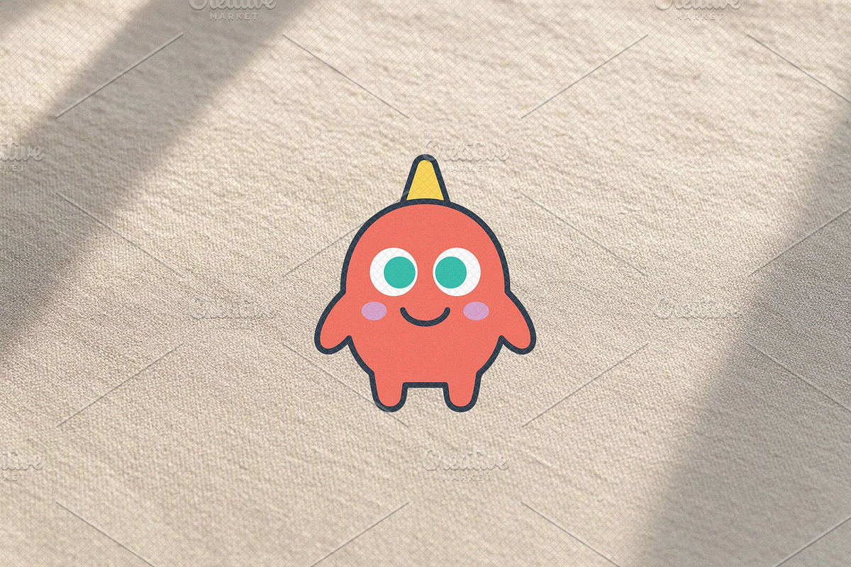 Cute Cartoon Monster, a Seasonal Illustration by Vectorium Studio (Photo 2 of 3)