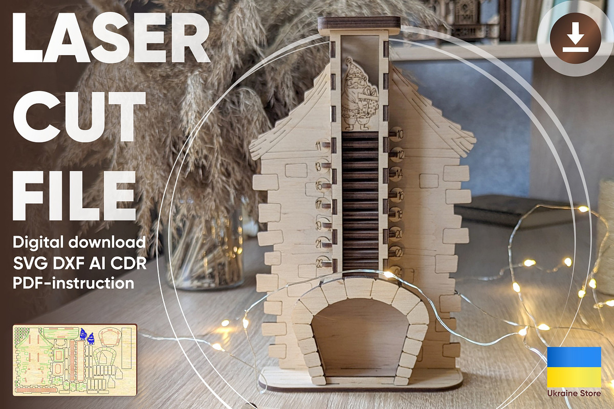 Countdown Advent Calendar, an Object Graphic by VectorPainter (Photo 1 of 14)