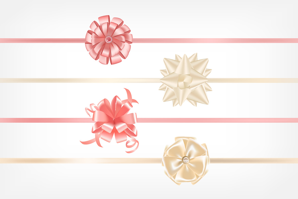 Realistic ribbons set, a Decorative Illustration by Good Studio