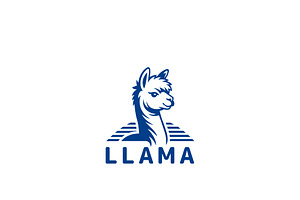 Llama Logo Design, a Branding & Logo Template by HueNestify