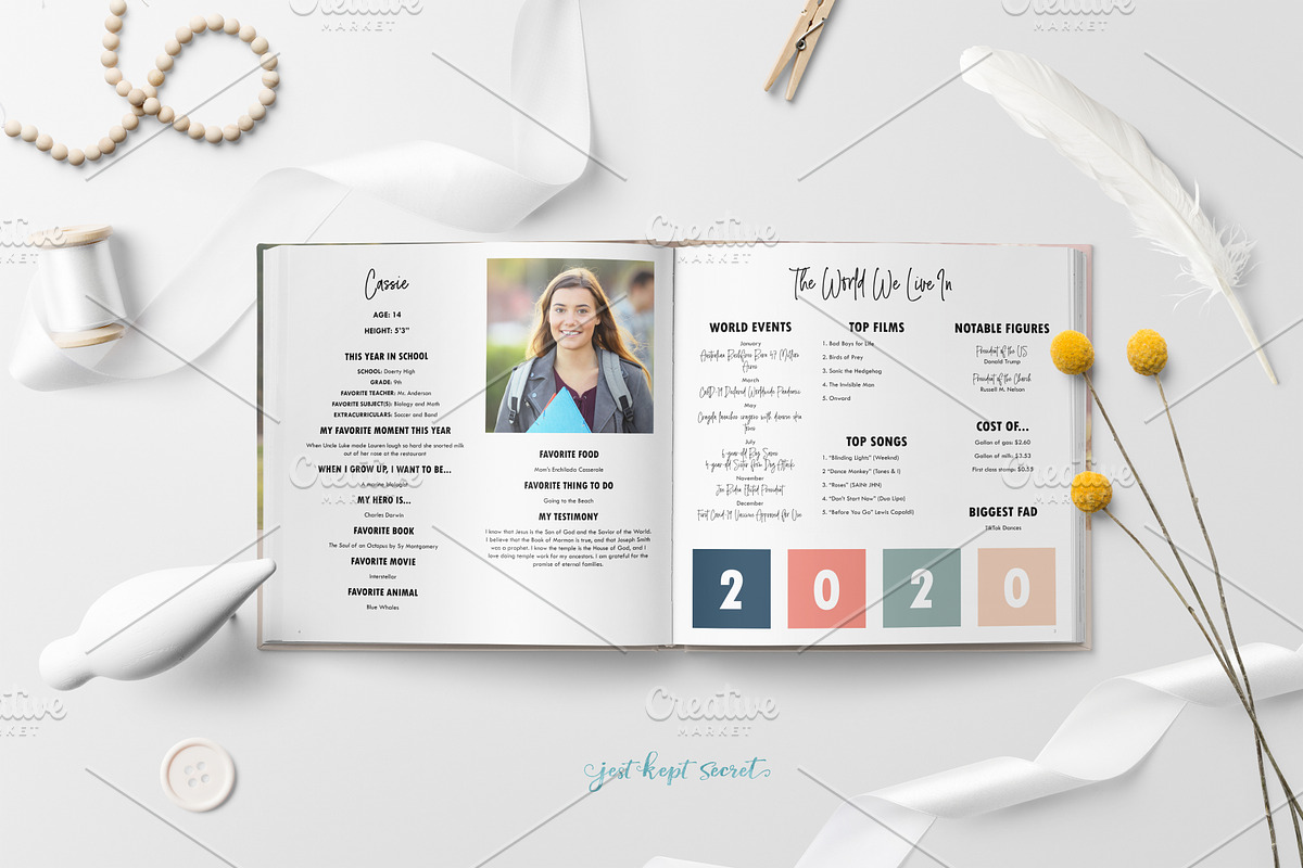 12x12 Family Photobook Template, a Templates & Theme by Jest Kept Secret (Photo 4 of 6)