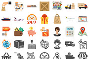 Internet Shopping, an Outline Icon by TAlex (Thumbnail 2 of 7)