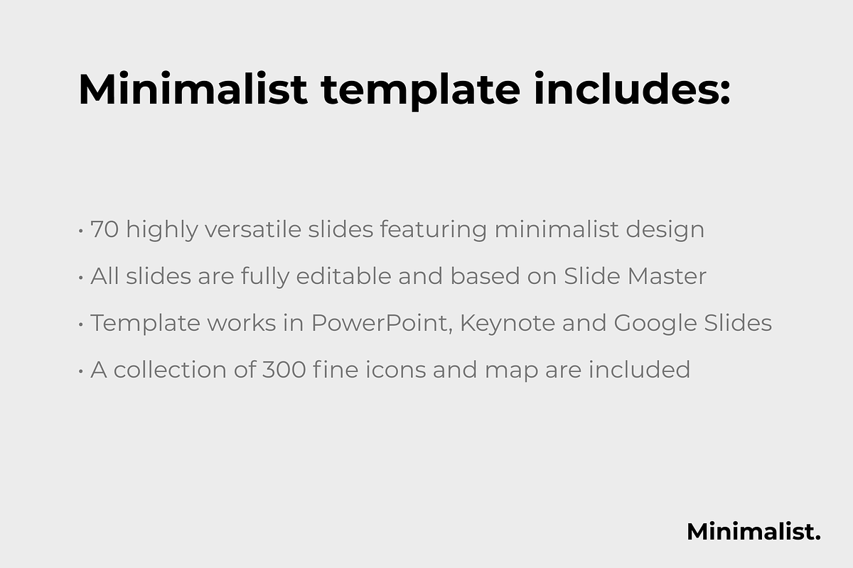 Minimalist - Presentation Template, a Presentation Template by HuskyHouse (Photo 10 of 10)
