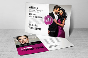 Wedding Postcard Template