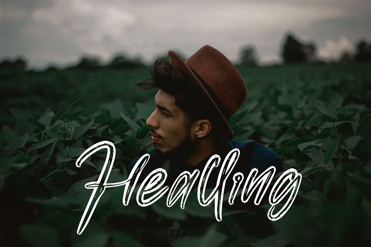 Black Gatte - Brush Font, a Script Font by NTC Graphic (Photo 6 of 9)