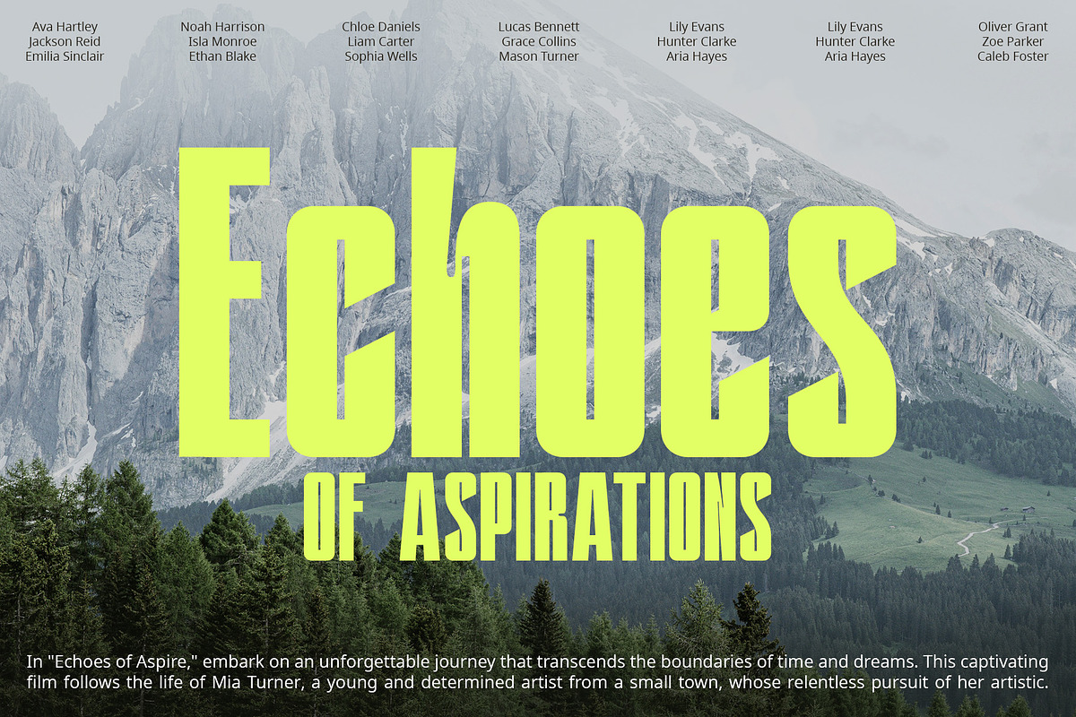 Kolinka – Inktrap Font, a Sans Serif Font by Craft Supply Co. (Photo 7 of 8)