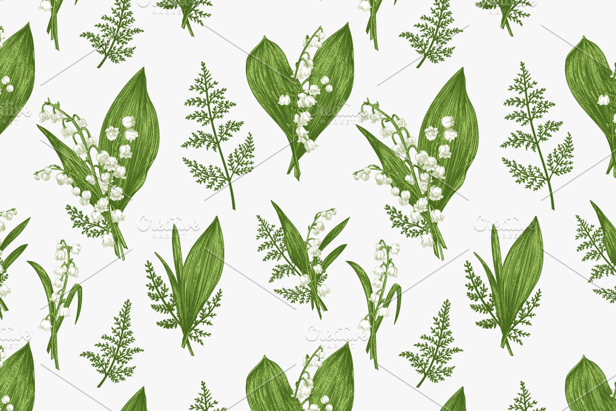 Spring. Lilies of the valley., an Illustration by Lisla (Photo 4 of 4)