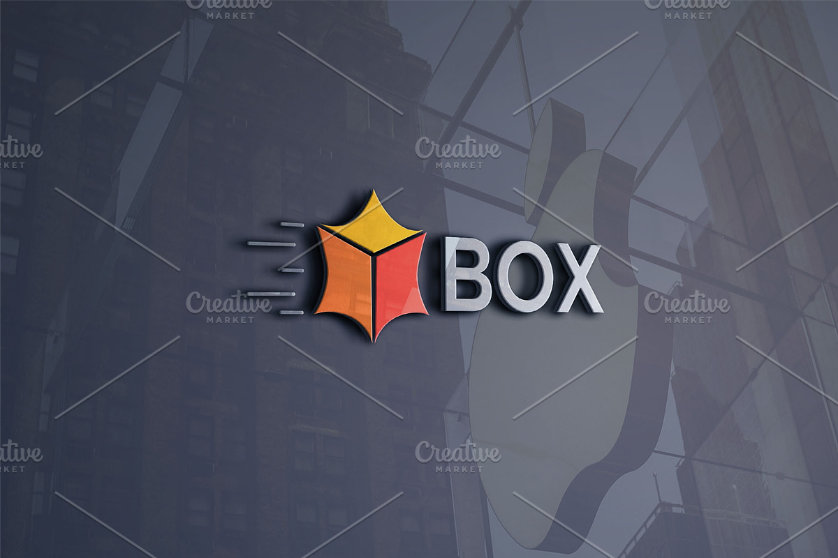 Box logo Template, a Branding & Logo Template by REDVY CREATIVE
