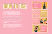 Email Signature Templates, an Email Template by SunshineStudioBoutique (Thumbnail 3 of 9)