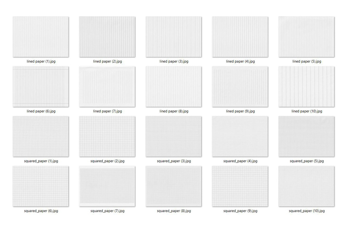 20 School Notebook Texture, a Texture Graphic by CCPreset (Photo 2 of 3)