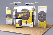 Exhibition Stand Display Mockups, a Mockup by Vectogravic Design (Thumbnail 2 of 3)