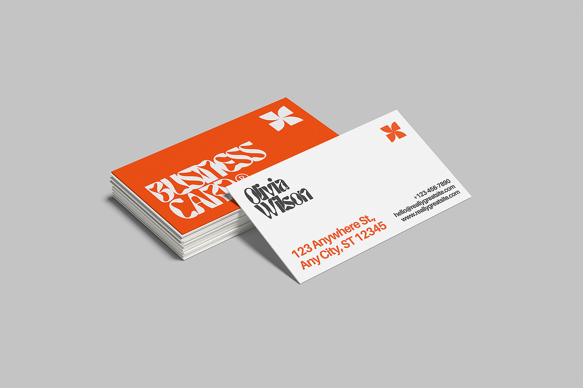 Minimalist Business Card Mockup Set, a Product Mockup by Graphiculon (Photo 5 of 11)