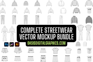 STREETWEAR VECTOR MOCKUPS