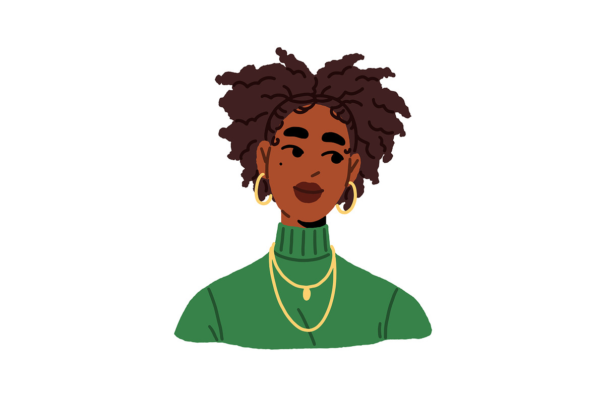 Diverse young women avatars set, a Person Illustration by PaperTrident (Photo 2 of 15)