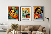 Art Print Poster Inspired by Picasso, a Decorative Illustration by Vibrand Studio (Thumbnail 8 of 14)