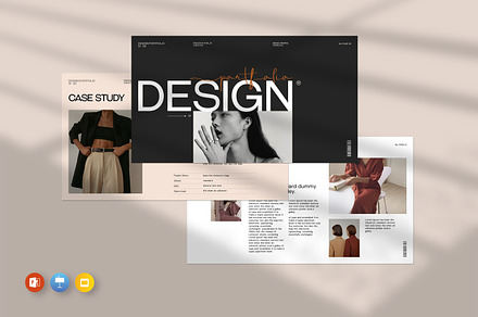 Odila Design Portfolio Template, a Presentation Template by evgenystudio