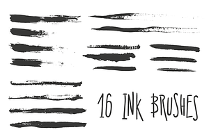 43 Vector Brushes Set