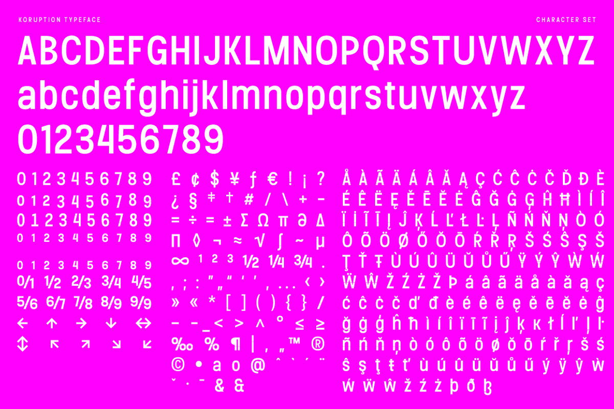 Koruption, a Sans Serif Font by Typogama (Photo 3 of 15)