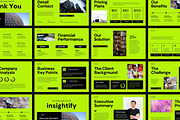 Green Neon Case study GSlides PPoint, a Presentation Template by Fit-tee (Thumbnail 2 of 2)
