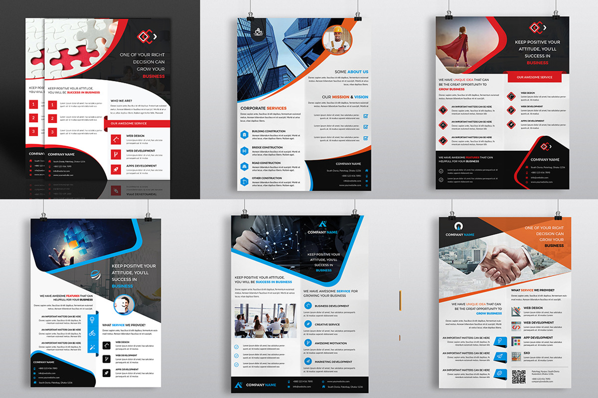 370+ Corporate Business Flyers, a Flyer Template by Imagine Design Studio (Photo 61 of 62)