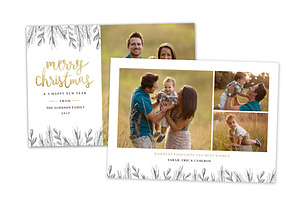 Christmas Card Template CC141