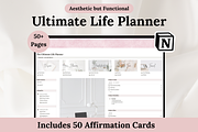 Notion Life Planner, a Templates & Theme by Planner 2 Success (Thumbnail 1 of 10)