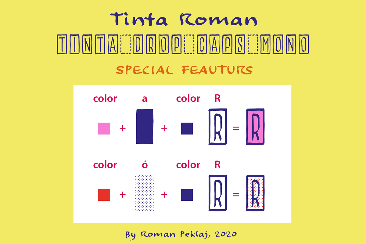 TintaRoman font BUNDLE preview 6