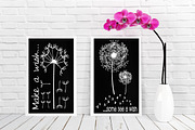 Chalk Dandelions & Overlays Clip Art, an Illustration by FrankiesDaughtersDesign (Thumbnail 6 of 6)