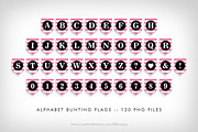 Pink Bunting Flags Party Printables, a Flyer Template by NDesigns (Thumbnail 4 of 4)