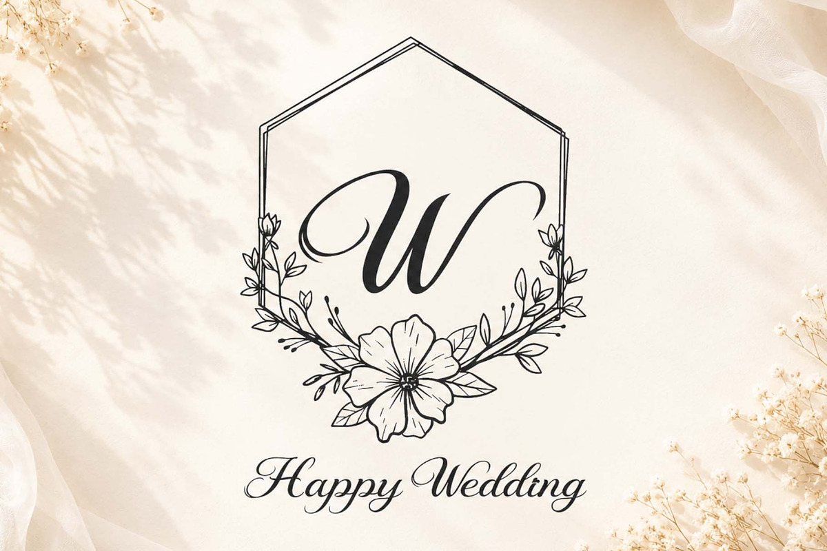 Santhina Flower Monogram, a Handwritten Font by Yoga Letter (Photo 2 of 6)