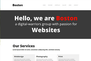 Boston - Business & Portfolio Theme