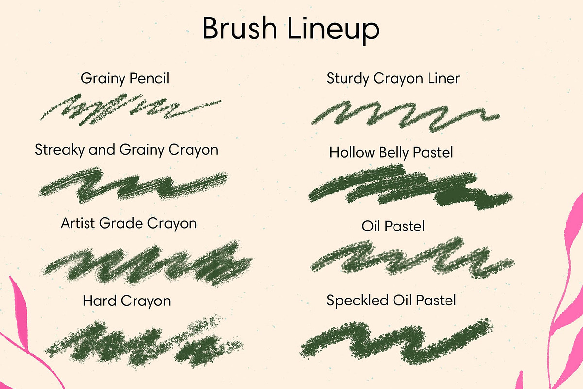 Photoshop Digital Brushes 24x, a Brush Add-On by Esther Nariyoshi (Photo 3 of 11)