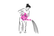 Garden graphics, a Person Illustration by Anastasy_helter (Thumbnail 13 of 18)