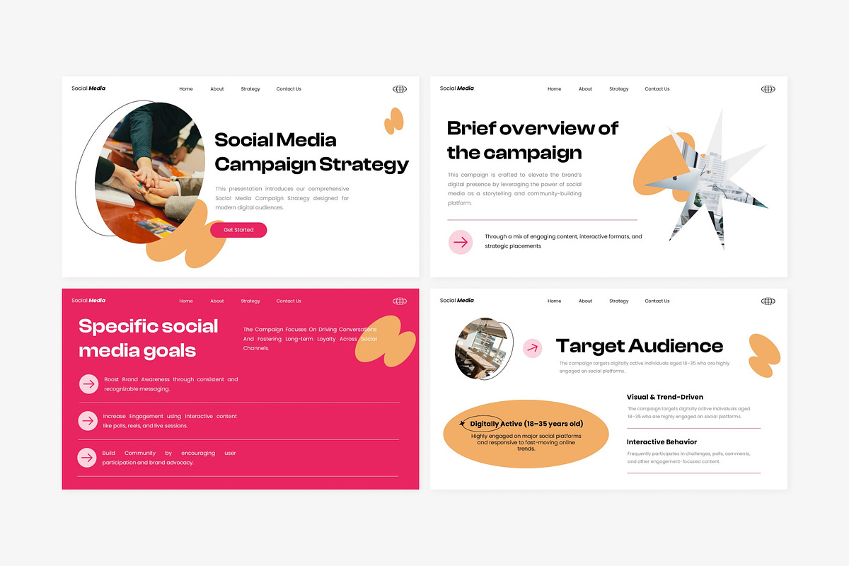 Social Media Campaign Strategy, a Presentation Template by Eklip Studio (Photo 4 of 6)