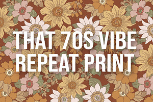 That 70s Vibe Repeat Print