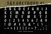 S&S GreyHood Font Bundles, a Blackletter Font by Spencer & Sons Co. (Thumbnail 10 of 14)