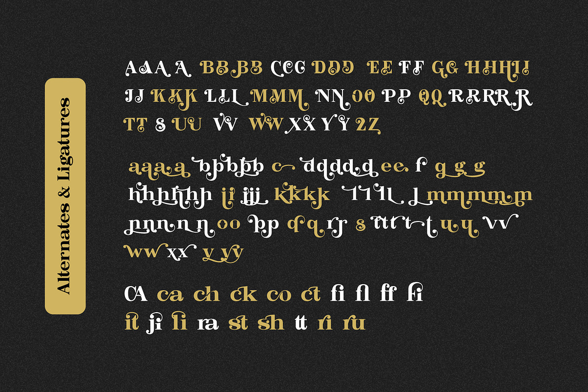 Bastine - Modern Classy Serif Font, a Serif Font by Afkari Studio (Photo 4 of 16)