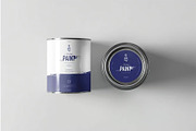 Can of Paint Mock-up, a Product Mockup by zippypixelstudio (Thumbnail 7 of 11)