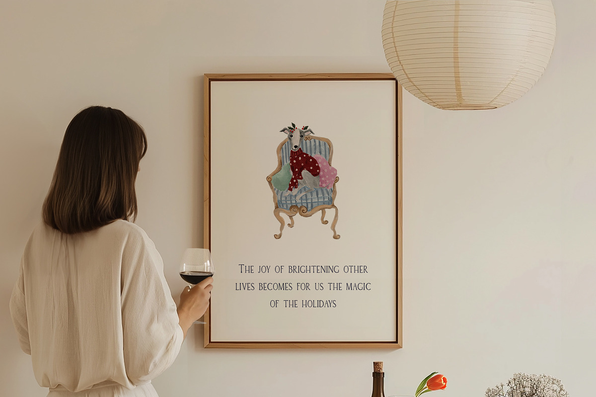 Hand-Drawn Quirky Christmas Whimsy, an Object Graphic by Lana Elanor (Photo 3 of 11)