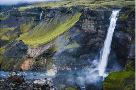 Dramatic landscape of epic Haifoss, a Nature Photo by Igor Tichonow