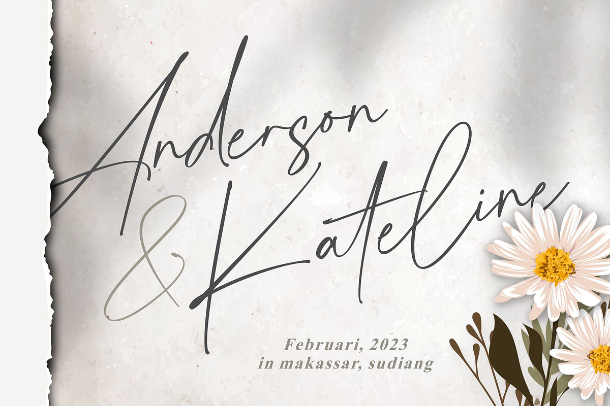 Grasted Rosta, a Script Font by ErgibiStudio (Photo 8 of 11)