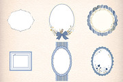 Cottage Dreams Patterns Frames Bow, an Illustration by Digital Artistic99 (Thumbnail 4 of 8)