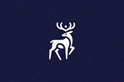 Minimalist Deer Emblem Reindeer, an Animal Illustration by Vectorium Studio (Thumbnail 3 of 4)