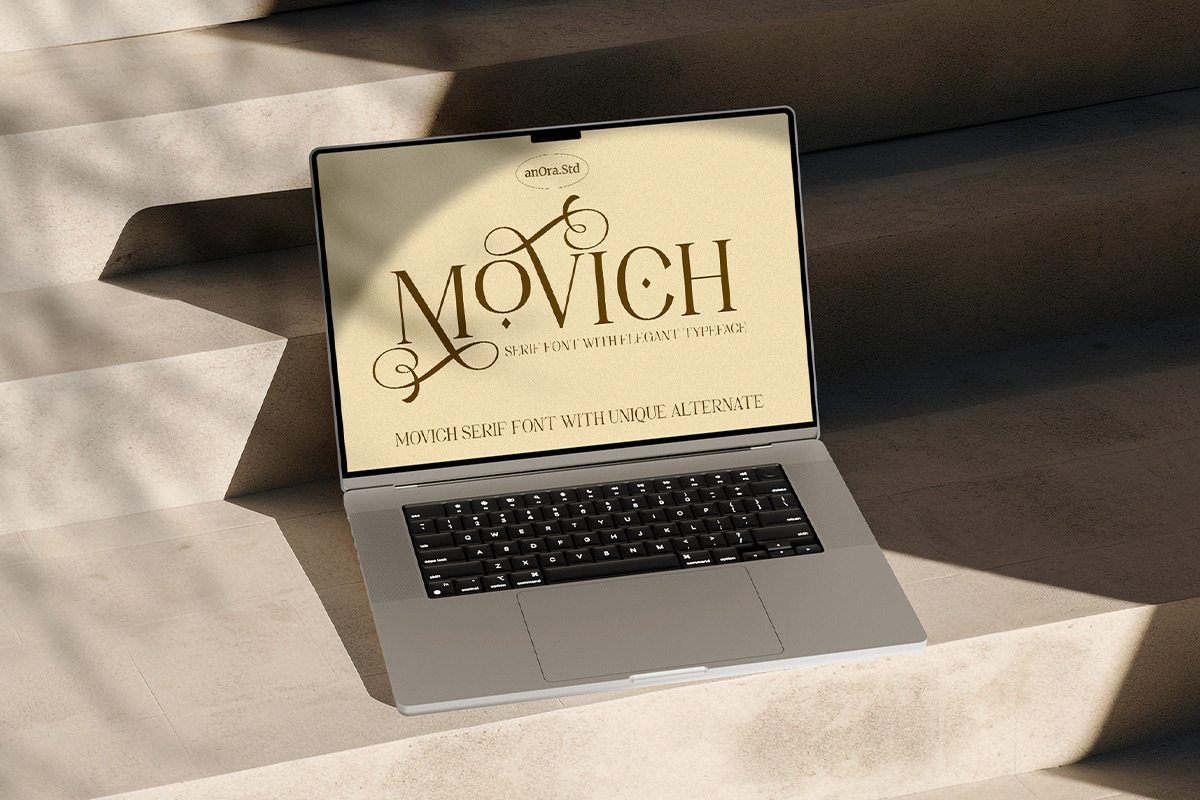 Movich | Uniquely Serif Font, a Serif Font by anOra.std (Photo 8 of 12)