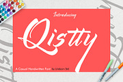 Qistty - Casual Display Font, a Font by Saxofont (Thumbnail 1 of 8)