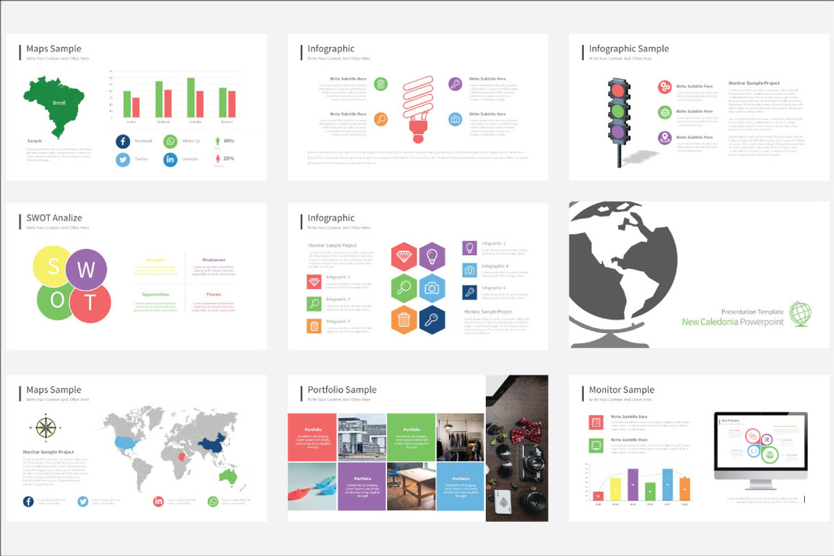 Caledonia Presentation Template, a Presentation Template by Graphicslide (Photo 3 of 4)