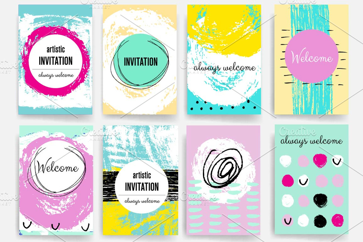 Invitation cards., an Invitation Template by DikayaMiau (Photo 3 of 8)