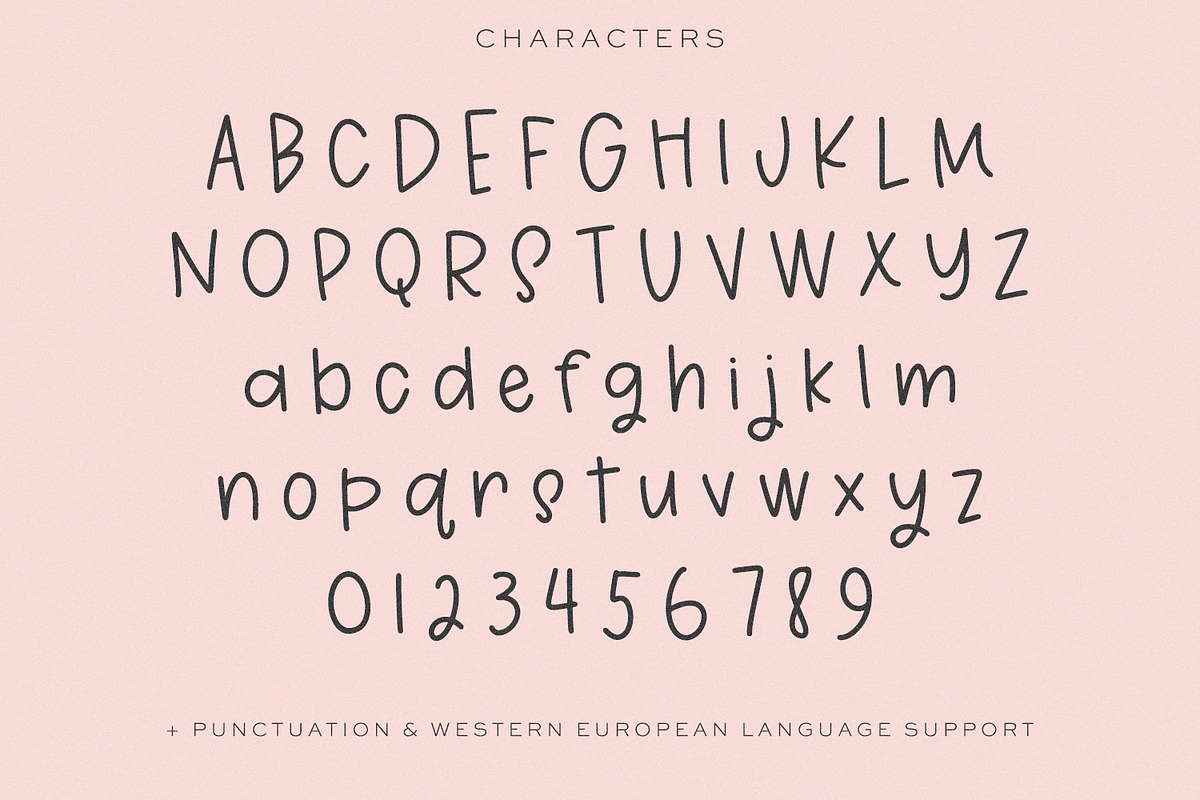 Dillydally Handwritten Sans, a Handwritten Font by Beck McCormick (Photo 10 of 10)